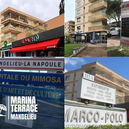 Апартаменты Marina Terrace Мандельё-ла-Напуль Экстерьер фото