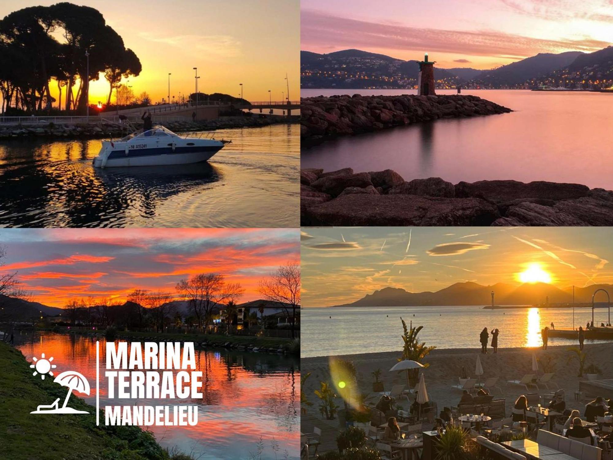 Апартаменты Marina Terrace Мандельё-ла-Напуль Экстерьер фото