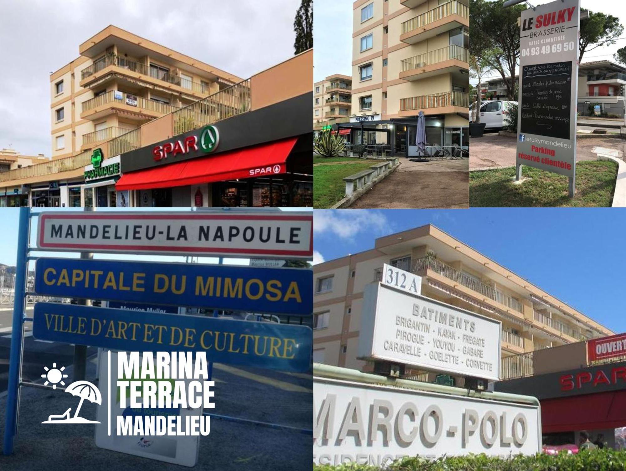 Апартаменты Marina Terrace Мандельё-ла-Напуль Экстерьер фото