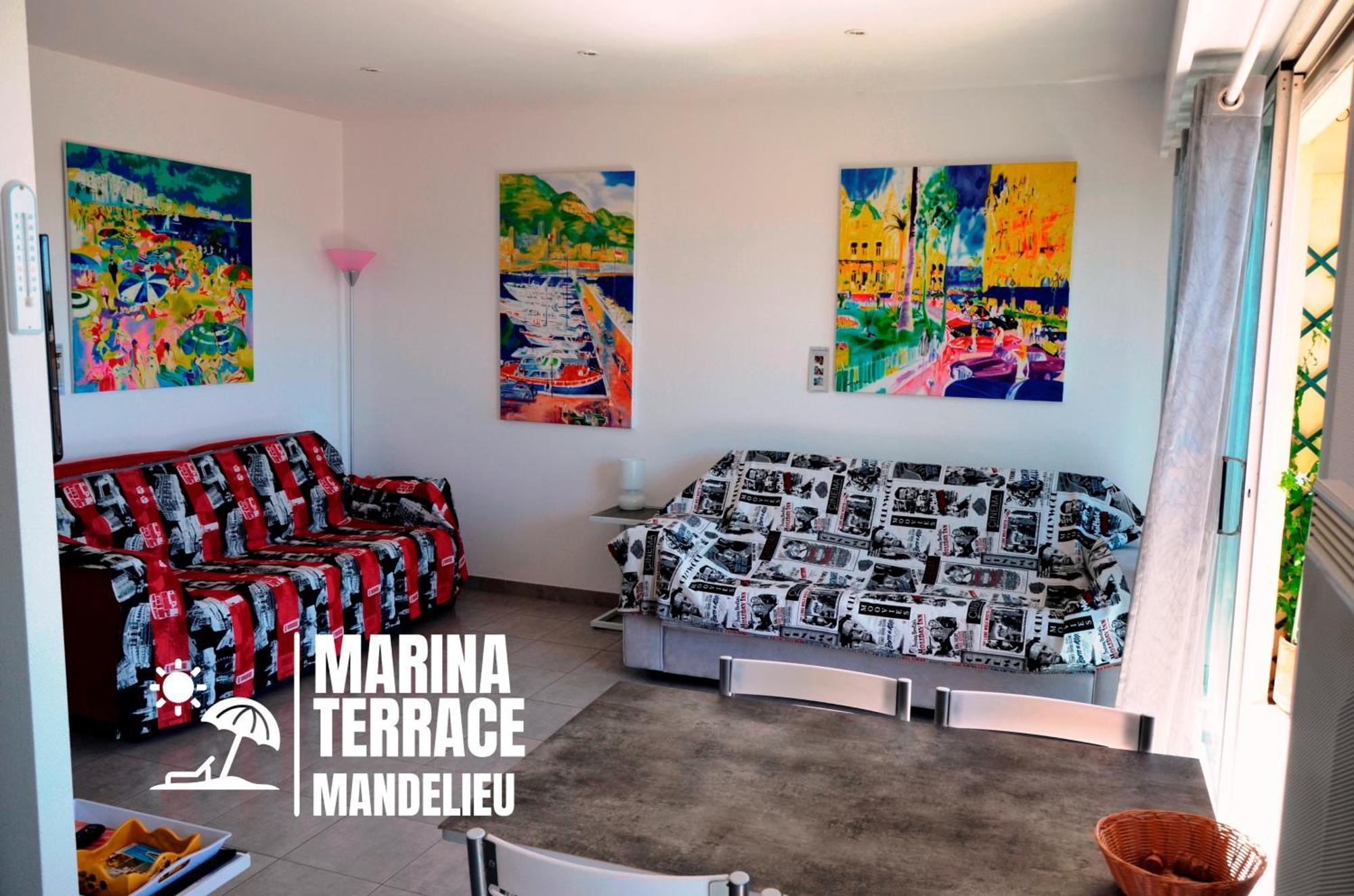 Апартаменты Marina Terrace Мандельё-ла-Напуль Экстерьер фото